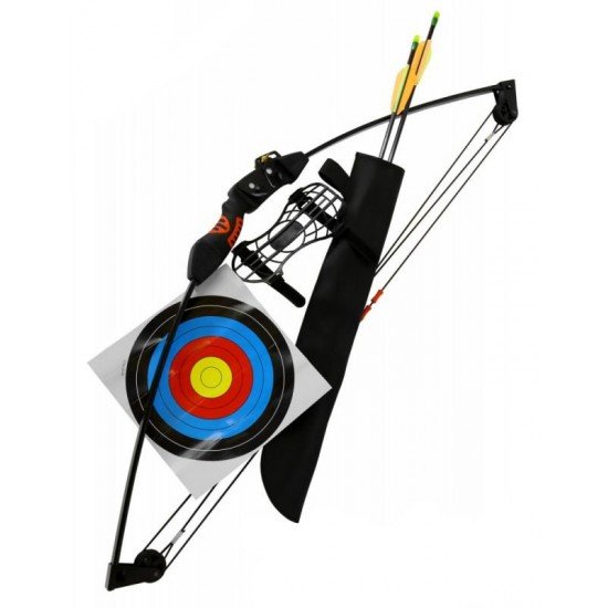 Set arc à poulies fibre 24 12# Black Bird - STAR Archerie