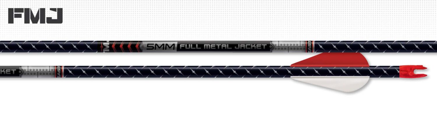 Tubes 5mm Full Metal Jacket FMJ .003 par 12 - Easton