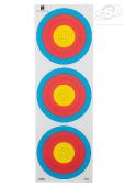 Blason 3 spots imperméable 60 cm - Decut Archery