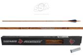 Flèche carbone Bentwood plumes naturelles - Skylon Archery