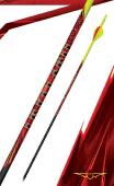 Flèches Outlaw Crested 0.005 - Black Eagle Archery