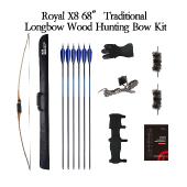 Kit arc traditionnel longbow Royal X8 - Sanlida Archery