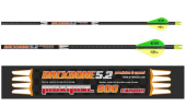 Flèche carbone 3D ou chasse 5.2mm Backbone .003" - Maximal Archery