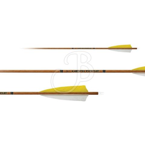 Fleche-carbone-Heritage-plumes-naturelles-Carbon-Express-Archery-TS221018179