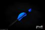 Sachet de 50 plumes Spin, série P2 - ELIVANES Archery Couleur : Bleu