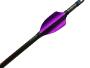 Plumes 40mm spin par 50 - Xs Wings Archery Couleur Plume Xs Wings : Metallic Purple