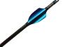 Plumes 40mm spin par 50 - Xs Wings Archery Couleur Plume Xs Wings : Metallic Teal