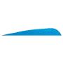 Plumes naturelles 3 parabolique couleur unie l'unité - Gateway Archery Couleur : Bleu