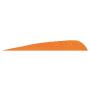 Plumes naturelles 3 parabolique couleur unie l'unité - Gateway Archery Couleur : Orange