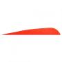 Plumes naturelles 3 parabolique couleur unie l'unité - Gateway Archery Couleur : Tangerine