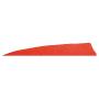 Plumes naturelles 4 shield couleur unie à l'unité - Gateway Archery Couleur : Rouge