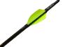 Plumes 40mm spin par 50 - Xs Wings Archery Couleur Plume Xs Wings : Fluo Green