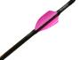Plumes 40mm spin par 50 - Xs Wings Archery Couleur Plume Xs Wings : Fluo Pink