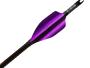 Plumes 50mm HP ou LP spin par 50 - Xs Wings Archery Couleur Plume Xs Wings : Metallic Purple
