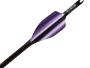 Plumes 50mm HP ou LP spin par 50 - Xs Wings Archery Couleur Plume Xs Wings : Metallic Silver-Purple