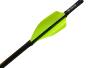 Plumes 50mm HP ou LP spin par 50 - Xs Wings Archery Couleur Plume Xs Wings : Fluo Green