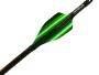 Plumes 50mm HP ou LP spin par 50 - Xs Wings Archery Couleur Plume Xs Wings : Metallic Green
