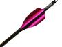 Plumes 50mm HP ou LP spin par 50 - Xs Wings Archery Couleur Plume Xs Wings : Metallic Pink