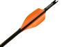 Plumes 50mm HP ou LP spin par 50 - Xs Wings Archery Couleur Plume Xs Wings : Fluo Orange
