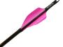 Plumes 50mm HP ou LP spin par 50 - Xs Wings Archery Couleur Plume Xs Wings : Fluo Pink