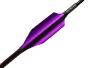 Plumes 60mm HP ou LP spin par 50 - Xs Wings Archery Couleur Plume Xs Wings : Metallic Purple