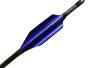 Plumes 60mm HP ou LP spin par 50 - Xs Wings Archery Couleur Plume Xs Wings : Metallic Blue