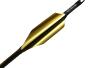 Plumes 60mm HP ou LP spin par 50 - Xs Wings Archery Couleur Plume Xs Wings : Metallic Gold