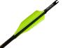 Plumes 60mm HP ou LP spin par 50 - Xs Wings Archery Couleur Plume Xs Wings : Fluo Green