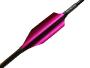 Plumes 60mm HP ou LP spin par 50 - Xs Wings Archery Couleur Plume Xs Wings : Metallic Pink