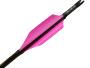 Plumes 60mm HP ou LP spin par 50 - Xs Wings Archery Couleur Plume Xs Wings : Fluo Pink