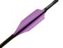 Plumes 60mm HP ou LP spin par 50 - Xs Wings Archery Couleur Plume Xs Wings : Fluo Purple