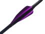 Plumes 70mm spin par 50 - Xs Wings Archery Couleur Plume Xs Wings : Metallic Purple