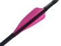 Plumes 70mm spin par 50 - Xs Wings Archery Couleur Plume Xs Wings : Fluo Pink