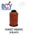 Bobine de fil 8125 1/4# combo BCY Couleur : Noir/Orange