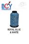 Bobine de fil 8125 1/4# combo BCY Couleur : Bleu/Blanc