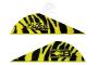 Plumes plastiques Blazer 2 - Bohning Archery Couleur : Tigrée jaune/noir