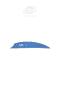 Plumes plastiques AIR 2 - Bohning Archery Couleur : Bleu Satin