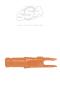 Encoche Super Nock 3D 6.5mm - Easton Archery Couleur : Orange