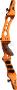 Poignée Barebow CNC VYGO 25 - Kinetic Archery Couleur : Orange