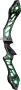 Poignée Invinso V2 Dual Color ILF 25 ou 27 - Kinetic Archery Couleur de Poignée : Vert
